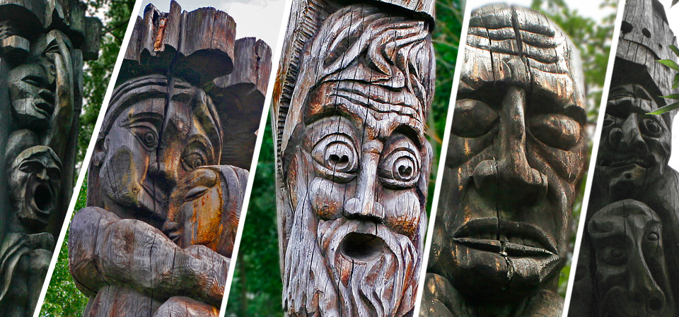 Деревянные идолы Екатеринбурга