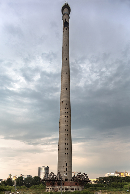 Unfinished TV 

tower. The construction started in 1983 and stopped after the collapse of the Soviet Union, at the height of 

220m (the original project aimed to reach 361m). The tower is known as the tallest abandoned structure in the 

world. © Roberto Conte