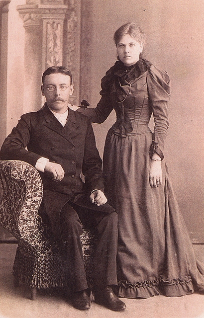 М. и А. Юргановы — родители Елены 1893 г.